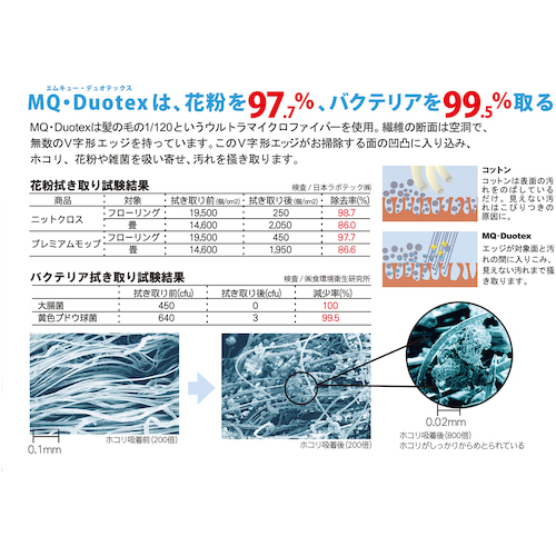 ＭＱＤｕｏｔｅｘ ニットクロス グレー リブ編みの端が見えるように畳まれたグレーのニットが平置きされた様子