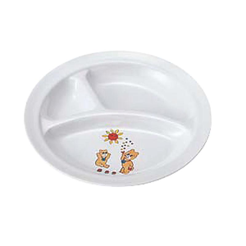 メラミン食器 お子様食器 KF-1 丸ランチ皿 コロちゃん エンテック画像
