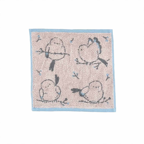 エナガ タオルチーフ 25×25cm ブルー画像