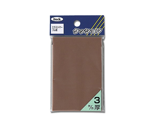 ゴム 3×90×60ミリ 茶画像