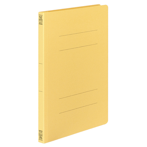 ﾌﾗｯﾄﾌｧｲﾙV(樹脂製とじ具)A4ﾀﾃ150枚収容背幅18mm黄 1ｾｯﾄ(30冊:10冊x3ﾊﾟｯｸ)画像