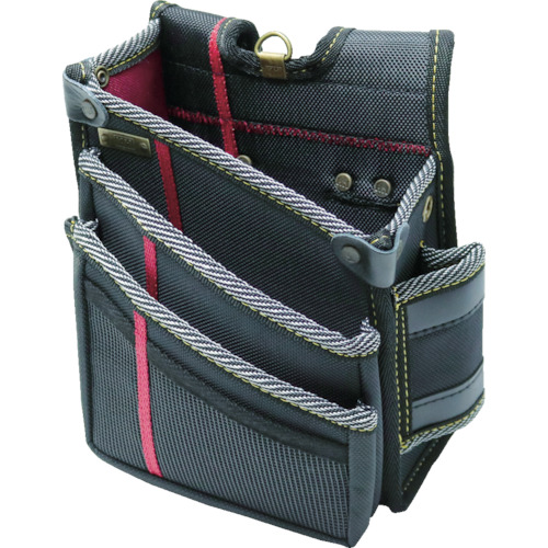 進化ｳｴｽﾄﾊﾞｯｸﾞ3段 黒/緋 左 1個