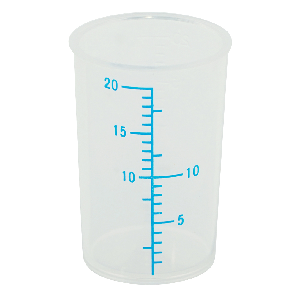 薬杯2号(20cc)青目盛 100個画像