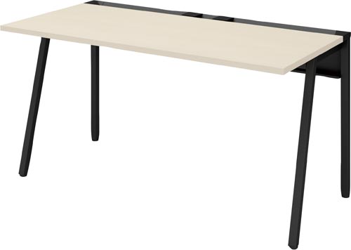 リーンデスク　Ｄ７００Ｗ１４００　黒脚　ＮＡ