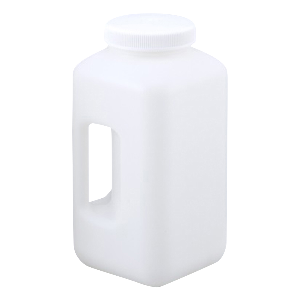 ハンドル付広口瓶　角型　HDPE製画像