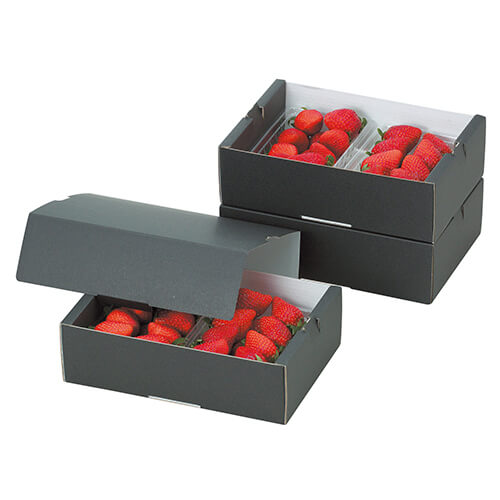 イチゴ２Ｐサービス箱黒セット画像