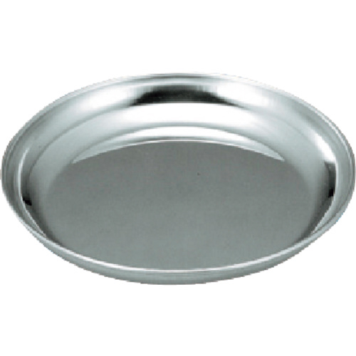 TGK 丸皿 浅型 ｽﾃﾝﾚｽ製 120φ 1枚画像