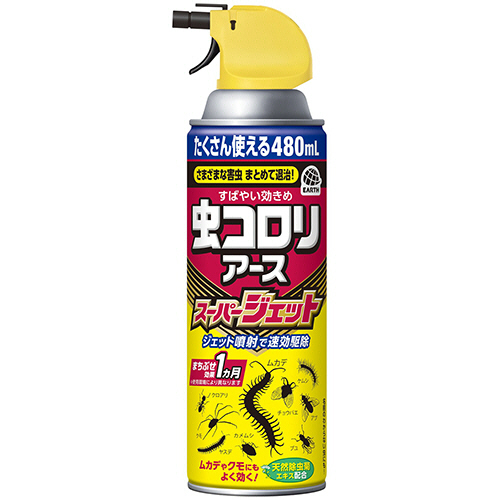 虫ｺﾛﾘｱｰｽ ｽｰﾊﾟｰｼﾞｪｯﾄ 480ml 1本画像