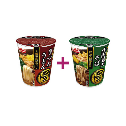 まる旨小海老天そば１２個＋きつねうどん１２個セット画像