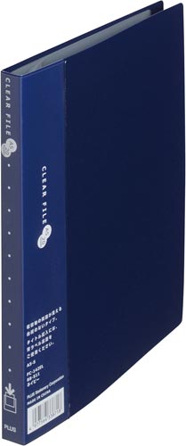 クリアーＦスーパーエコノミーＡ５縦　２０Ｐ紺１０冊画像