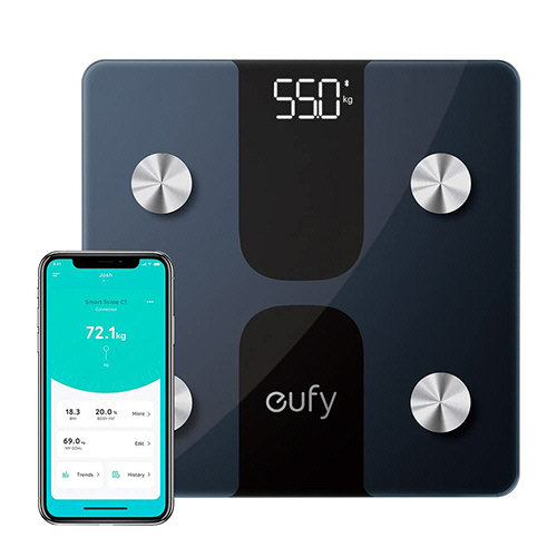 eufy(ﾕｰﾌｨ) 体重･体組成計 Smart Scale C1 ﾌﾞﾗｯｸ 1台画像