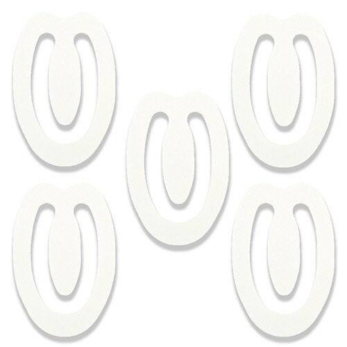 紙のｸﾘｯﾌﾟ ﾎﾜｲﾄ 1ｾｯﾄ(1000個:100個×10ﾊﾟｯｸ)画像