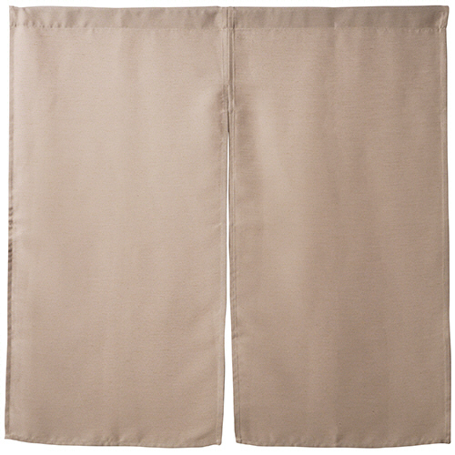 のれん 間仕切りｶｰﾃﾝ ﾅﾁｭﾗﾑ 85×90cm ﾍﾞｰｼﾞｭ 1枚