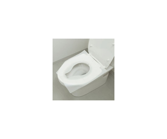 便座シートホルダー型　鍵つき 鍵付きの便座シートホルダーが設置されたトイレの風景