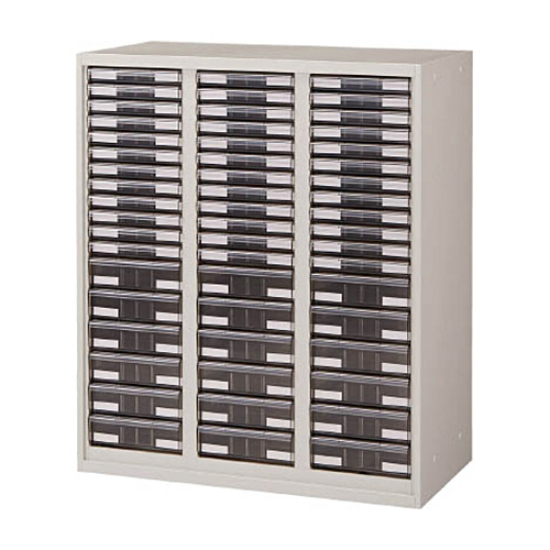 U型壁面書庫 ｶﾀﾛｸﾞｹｰｽ 引出A4 浅×36深×18 ﾎﾜｲﾄ 1台画像