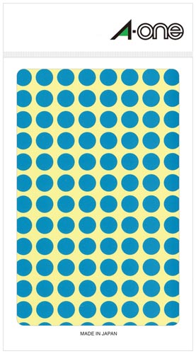 カラーラベル　丸型　９ｍｍ径　空画像