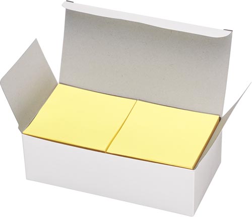 再生紙ふせん＜Ｋ２＞７５×７５ｍｍ　黄　１０冊画像