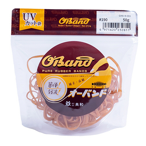 ｵｰﾊﾞﾝﾄﾞ #190 内径44.5mm 50g入 透明袋 1袋画像