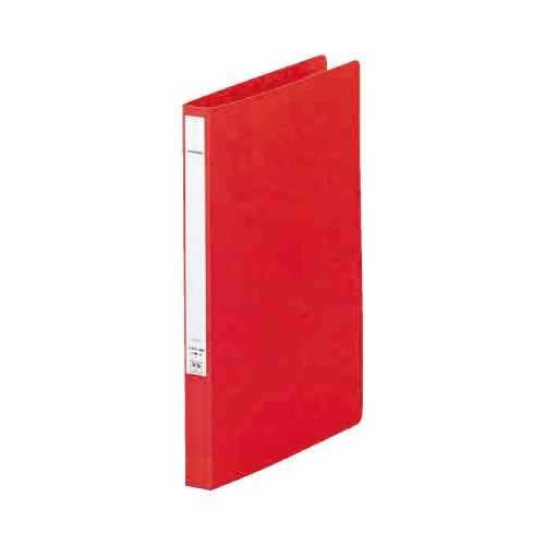 パンチレスファイル厚とじ　赤Ａ４縦背幅２５ｍｍ画像