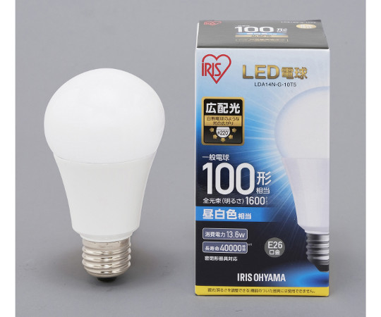 LED電球　広配光　100形相当　昼白色画像