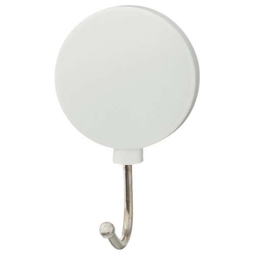 ｶﾗｰﾏｸﾞﾈｯﾄﾌｯｸ ｽｲﾝｸﾞ 耐荷重約1kg 白 1個画像