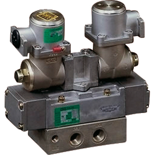 ﾊﾟｲﾛｯﾄ式 防爆形5ﾎﾟｰﾄ弁 4Fｼﾘｰｽﾞ(ｼﾝｸﾞﾙｿﾚﾉｲﾄﾞ) 1台画像