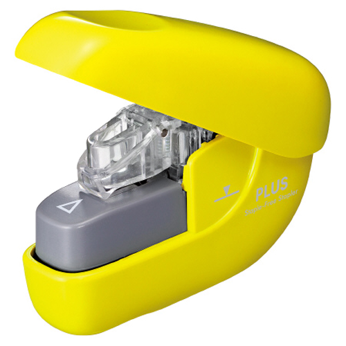 針なしﾎｯﾁｷｽ ﾍﾟｰﾊﾟｰｸﾘﾝﾁ 6枚とじ ｲｴﾛｰ 1個画像