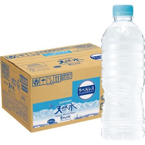 サントリー天然水ラベルレス　２４本入画像