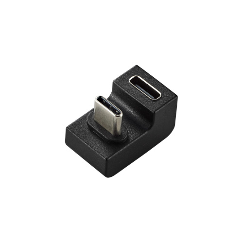 USB-C　U字　変換アダプタ　急速充電　ブラック
