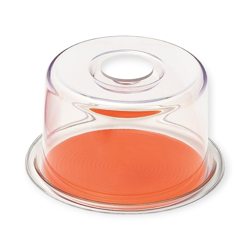 製菓・製パン用品 MT-1174 クリアラブリーハット 中 オレンジ画像