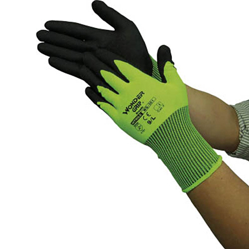 WONDER GRIP ﾌﾞﾚｽ 蛍光ｲｴﾛｰ M 1双画像