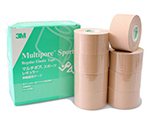 マルチポア(TM) スポーツレギュラー伸縮固定テープ 37.5mm×5m (8巻)画像