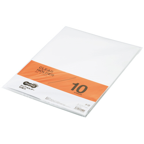 ｸﾘｱﾎﾙﾀﾞｰ A4 ｸﾘｱ 厚さ0.2mm 1ﾊﾟｯｸ(10枚)画像