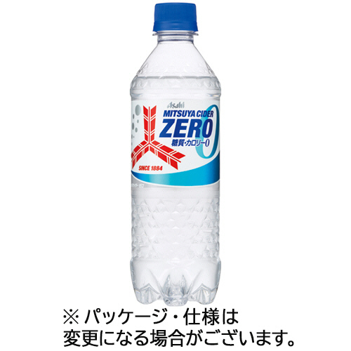 三ﾂ矢ｻｲﾀﾞｰ ZERO 500mL ﾍﾟｯﾄﾎﾞﾄﾙ 1ｹｰｽ(24本)画像