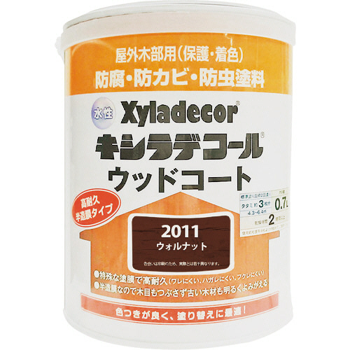 KANSAI　水性XDウッドコートS　ウォルナット0.7L　1缶画像