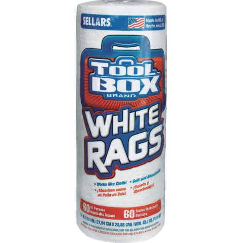 ＳＥＬＬＡＲＳ　ＴＯＯＬＢＯＸ［［Ｒ上］］　ホワイトラグズ　ホワイトロール　６０シート　Ｚ４００画像