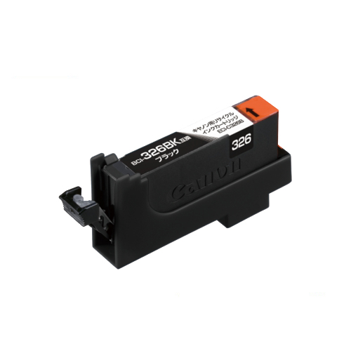 ﾘｻｲｸﾙｲﾝｸｶｰﾄﾘｯｼﾞ ﾌﾞﾗｯｸ(染料) [ｷﾔﾉﾝ:BCI-326BK互換] ECI-C326B 1個画像