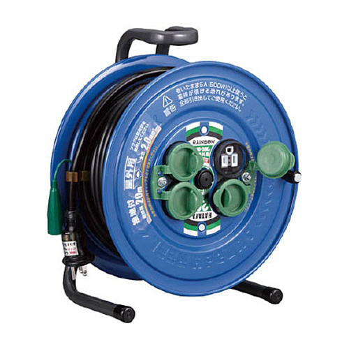 防雨型ｻﾝﾃﾞｰﾚｲﾝﾎﾞｰﾘｰﾙ 単相100Vｱｰｽ付 20m 1台画像