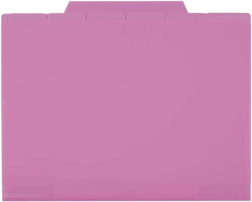 ６インデックスフォルダーＡ４　ピンク画像