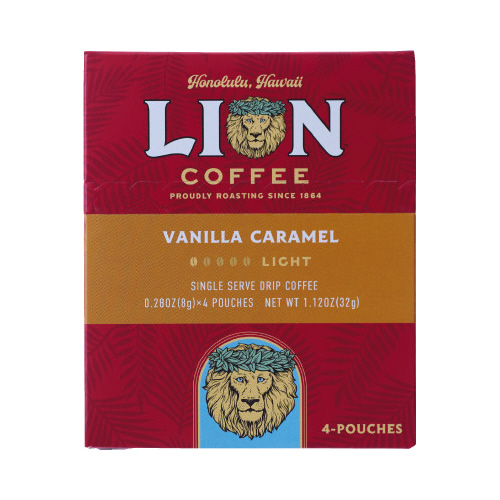 ライオンコーヒー　バニラキャラメル　４Ｐ×３画像