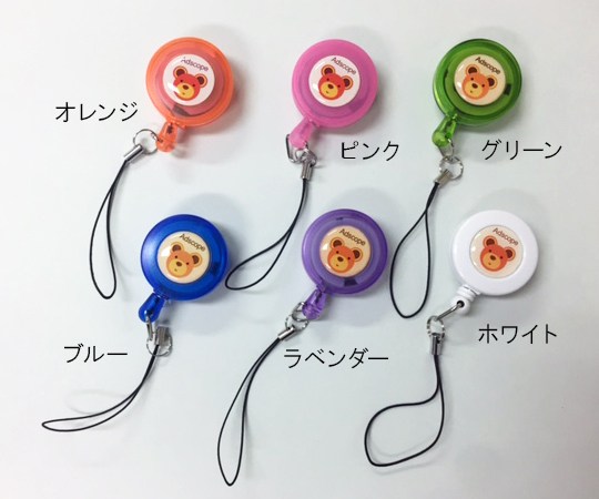 ADベビーベア リールストラップ ラベンダー画像