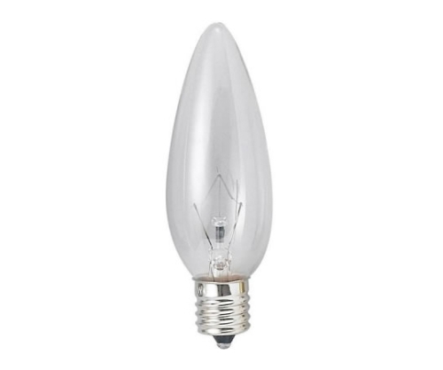 シャンデリア球 10W クリア E12画像