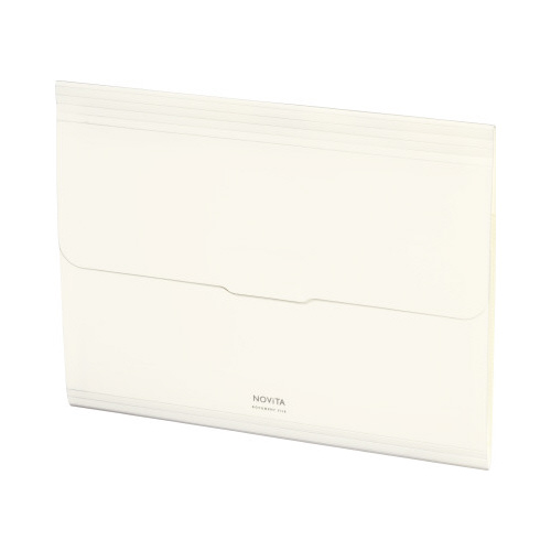書類ファイルノビータＡ４６Ｐ　ホワイト×１０画像