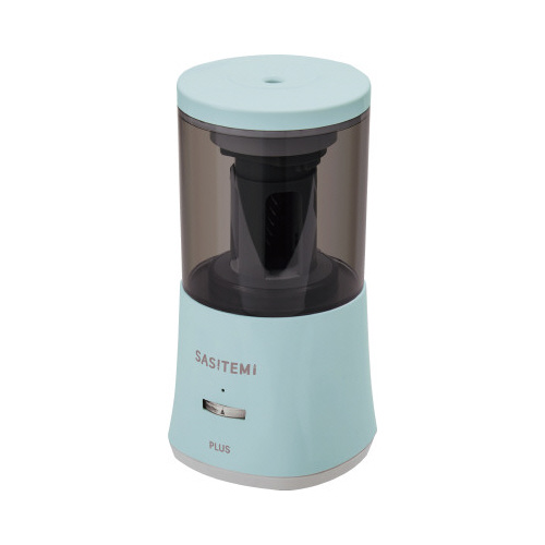 スーパー全自動鉛筆削り　サシテミ　ブルー画像