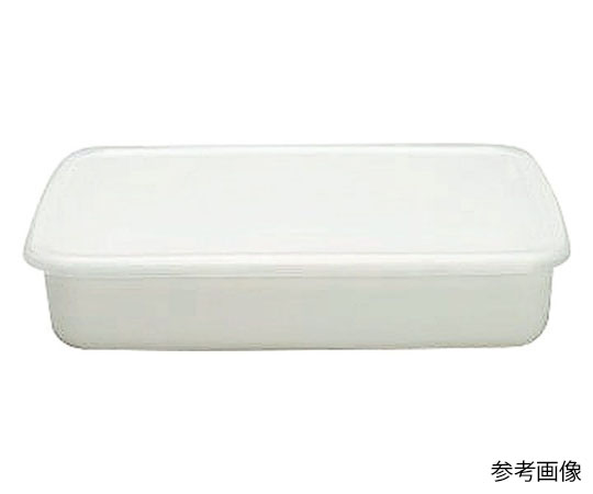 White Seriesレクタングル浅型 Lシール蓋付
