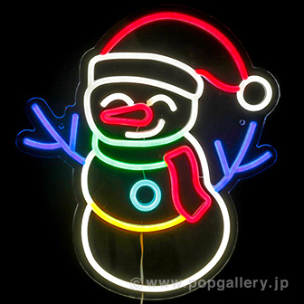LEDネオンライト（スノーマン）画像