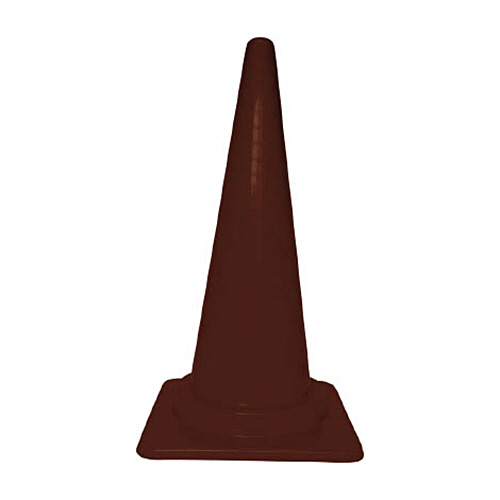 安全ｺｰﾝ 幅380mm×高さ700mm ﾌﾞﾗｳﾝ 1本画像