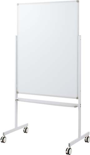 ホワイトボード縦型　片面　Ｗ８５６　キャスター脚画像