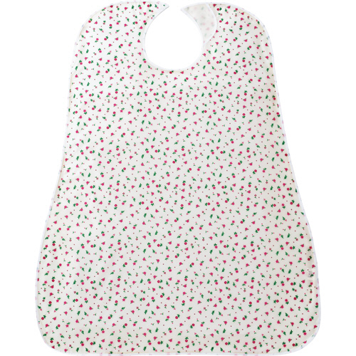 LOr食事用ｴﾌﾟﾛﾝ 花柄ﾋﾟﾝｸ 1枚画像