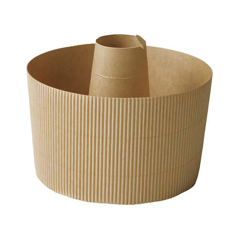 ＳＣ８４４ シフォンカップ ハードタイプ 茶無地画像